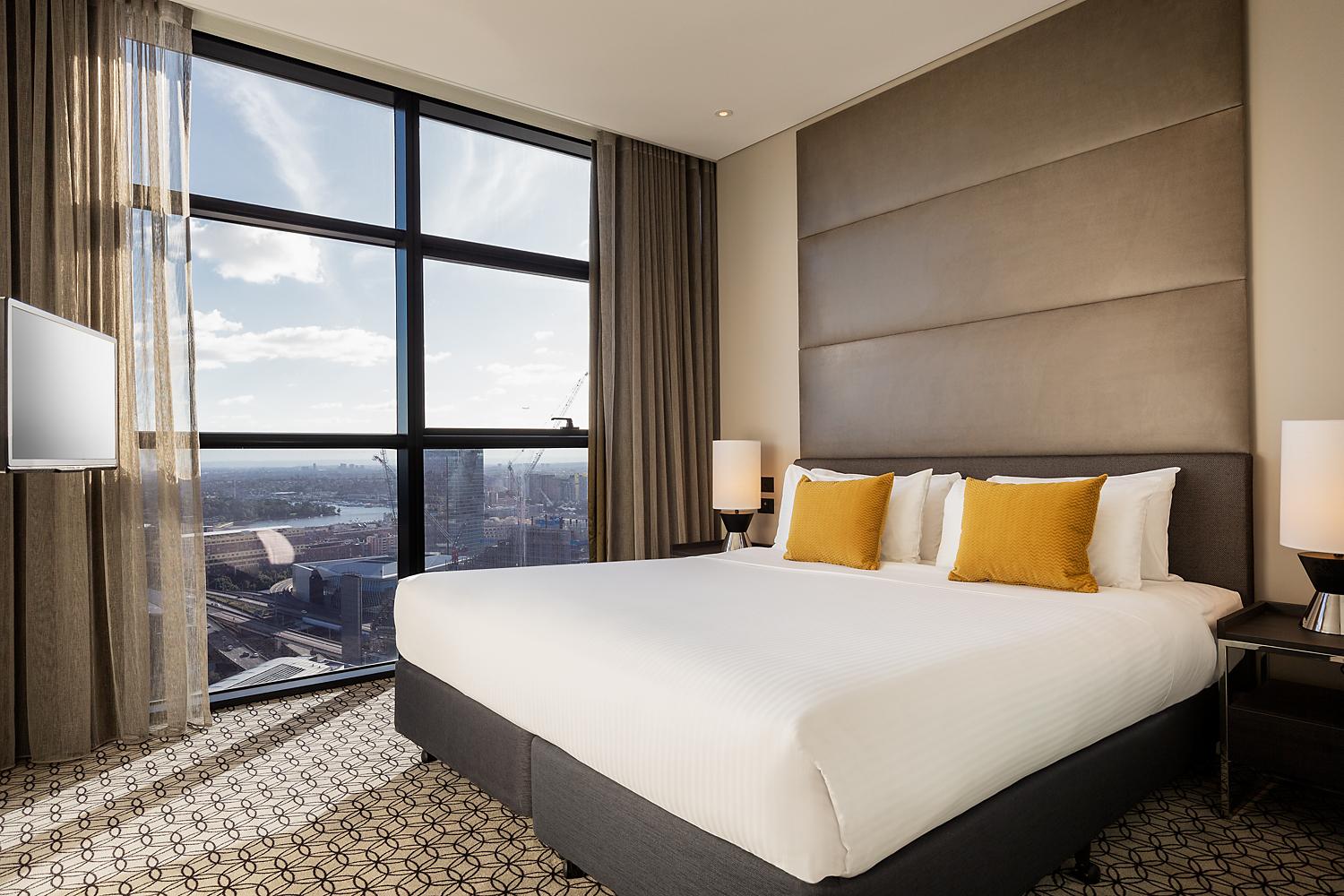 Fraser Suites Σίδνεϊ Εξωτερικό φωτογραφία A bedroom at the Hilton London West End